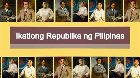 Mga pangulo ng pilipinas sa ikatlong republika